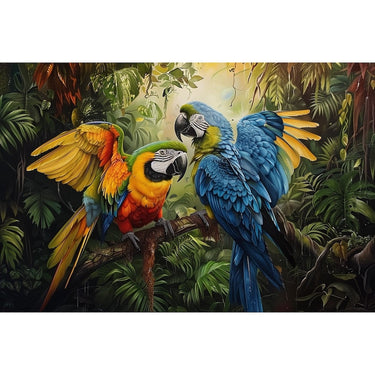 Exotic Birds Canvas